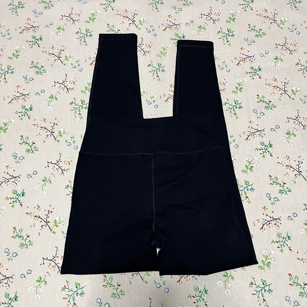 MATE the Label Organic Stretch Full Length Legging Black Small Cotton Workout - Picture 6 of 7